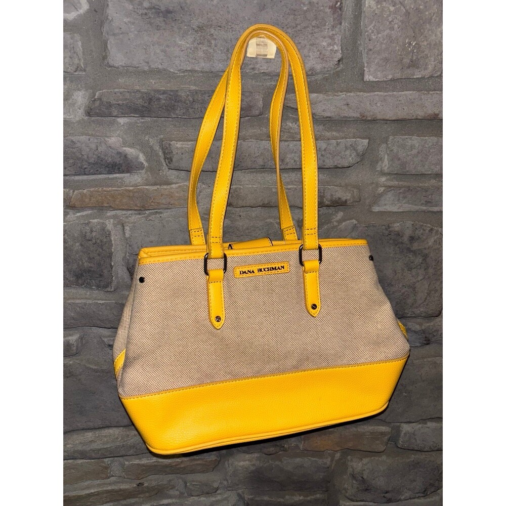 Dana Buchman
Hillary Satchel Short Handles Yellow Gray
Crossbody Strap